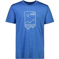 Mons Royale Zephyr Merino Cool T-Shirt Rebel Blue, vel. L - Tričko