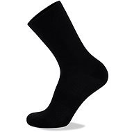 Mons Royale Atlas Crew Sock Black Small Logo, veľ. 35 – 38 - Ponožky
