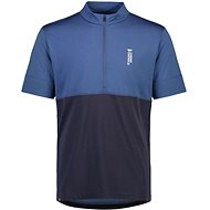 Mons Royale Cadence Half Zip T Dark Denim / 9 Iron - Jersey