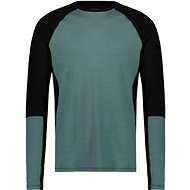 Mons Royale Olympus LS Burnt Sage / Black L - Tričko