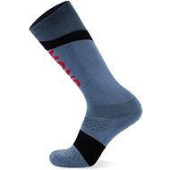 Mons Royale Ultra Cushion Merino Snow Sock Blue Slate/Black veľ. 39 – 41 - Ponožky