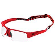 Unihoc Victory junior neon vörös / fekete - Floorball szemüveg