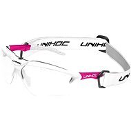 Unihoc X-RAY senior white/cerise - Floorball szemüveg