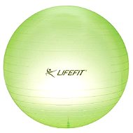 LifeFit Transparent 75 cm, light green - Gym Ball