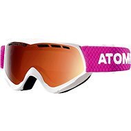 Atomic Savor JR White / Orange size NS - Ski Goggles