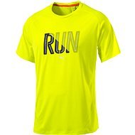 Puma Run Tee SS Safety Yellow S - T-Shirt