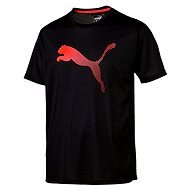 Vent Puma Puma Cat Tee Black-Red Bl S - T-Shirt