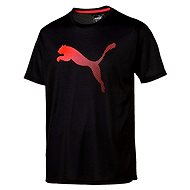 Vent Puma Puma Cat Tee Black-Red Bl XXL - T-Shirt