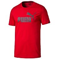 Puma ESS No.1 Tee Barbados Cherry XL - T-Shirt