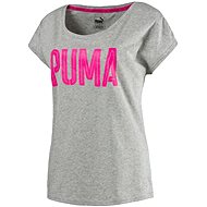 Puma Evo Tee W Light Gray Heather L - T-Shirt