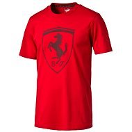 Puma Ferrari Big Shield Tee Rosso CS - T-Shirt