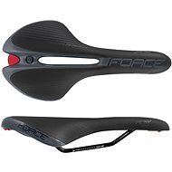 Force saddle Ros Hole + Sports, black and white - Saddle