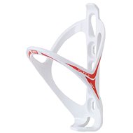 Force Get plastic, glossy white-red - Bicycle Drink Holder