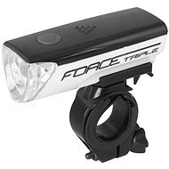 Force Triple 3 LED + elemek, fehér - Kerékpár lámpa