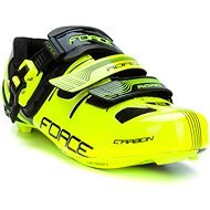 Force Road Carbon, fluoreszkáló sárga-fekete 40-es - Kerékpáros cipő