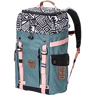 Meatfly Scintilla Backpack Dancing White/Heather Moss - City Backpack