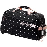 Meatfly Gail, White Dot/Powder Pink, 42 l - Cestovná taška