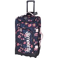 Meatfly Contin Trolley Bag, Hibiscus Black - Suitcase