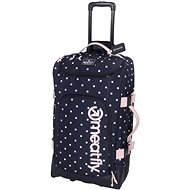 Meatfly Contin Trolley Bag, White Dot/Powder Pink - Cestovný kufor