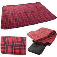 WERK 150 × 200 cm, red checked - Picnic Blanket