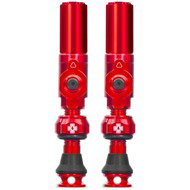 Big Bore Hybrid Tubeless Valves Red Small - Bike Valve