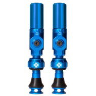 Big Bore Hybrid Tubeless Valves Blue Small - Bike Valve