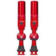 Big Bore Hybrid Tubeless Valves Red Medium - Bike Valve