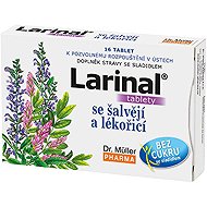 Dr. Müller Larinal with sage and liquorice 16 tablets - Dietary Supplement
