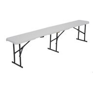 NILS Camp NC3404 Folding camping bench white - Bench