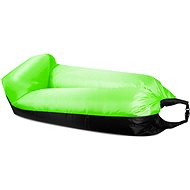 Aga Inflatable bag LAZY BAG 230 × 70 cm Black/Green - Inflatable Lounger