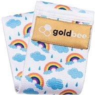 GoldBee BeBooty Rainbow, size L - Resistance Band