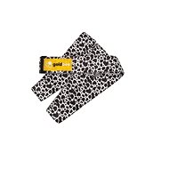 GoldBee Textile Resistance Band, Long - Leopard, White, size L - Resistance Band