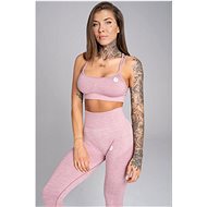 Gym Glamor Seamless Pink Melange M - Bra