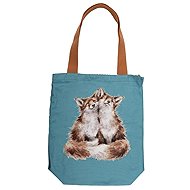 Wrendale Designs Solid Canvas Bag Foxes - Shopping Bag