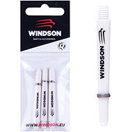 WINDSON nylon shafts Medium, 42mm, white, 9pcs - Dart Shafts