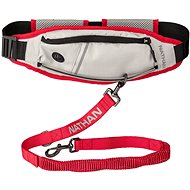 Nathan K9 Series Runner's Waistpack with Leash for Canicross, Grey - Bum Bag