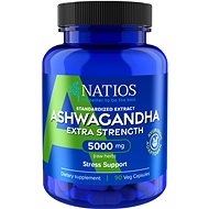 NATIOS Ashwagandha Extract, 5000 mg, Extra Strength, 90 vegan capsules - Ashwagandha