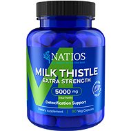 NATIOS Milk Thistle Extract, Milk Thistle, 5000 mg, Extra Strength, 90 vegan capsules - Milk Thistle
