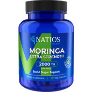 NATIOS Moringa Extract, 2000 mg, Extra Strength, 90 vegan capsules - Herbal Extract