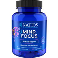 NATIOS Mind Focus, 60 vegan capsules - Dietary Supplement