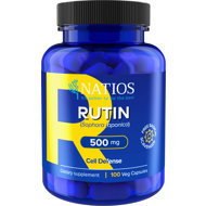 NATIOS Rutin, 500 mg, 100 vegan capsules - Antioxidant