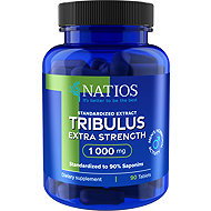 NATIOS Tribulus Extract, 90% saponins, 1000 mg, Extra Strength, 90 tablets - Tribulus