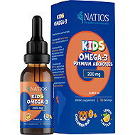 NATIOS Kids Omega-3 Premium Anchovies, 200 mg, drops in MCT oil, 30 ml - Omega 3