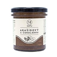 NATU Peanut cream with dark chocolate 300 g - Nut Cream