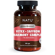 NATU Drmek extrakt (1% agnusidů) se šafránem 90 kapslí - Herbal Extract
