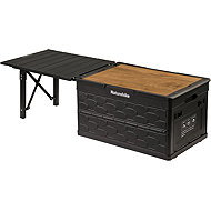 Naturehike Storage box with storage table - black - Camping Table