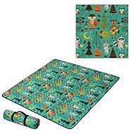 Naturehike Pattern Picnic blanket 200 × 180 cm, green - Picnic Blanket