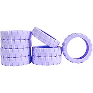 Bertoo Protective silicone covers for double trunk wheels - 8 pieces purple II - Case