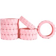 Bertoo Protective Silicone Covers for Double Trunk Wheels - 8 pieces pink II - Case