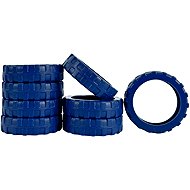 Bertoo Protective silicone covers for double trunk wheels - 8 pieces blue II - Case